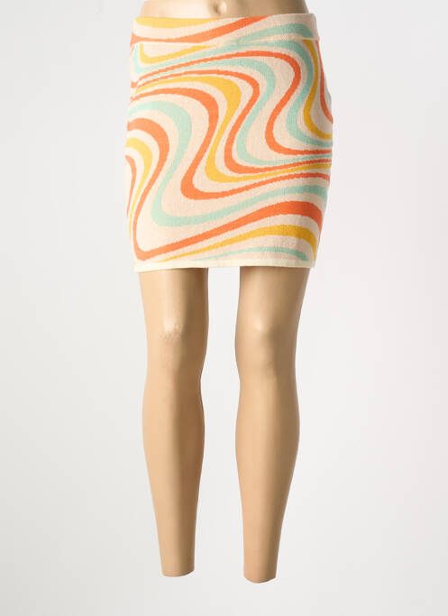 Fustă mini bej NOISY MAY femeie