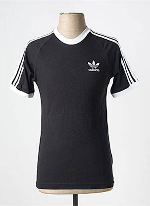 Tricou guler rotund negru ADIDAS bărbat