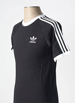 Tricou guler rotund negru ADIDAS bărbat