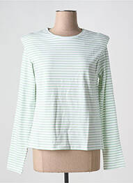 Tricou guler rotund alb PIECES femme