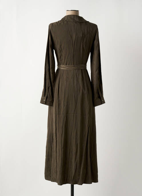 Rochie midi maro VILA femeie