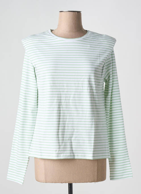 Tricou alb PIECES femeie