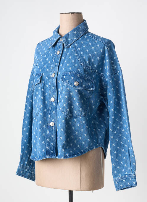 Cămașă albastru PIECES femeie