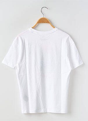 Tricou guler rotund alb JACK & JONES băiat
