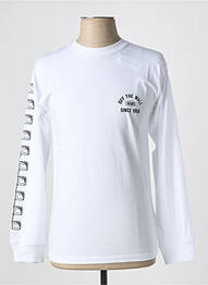 Tricou guler rotund alb VANS homme