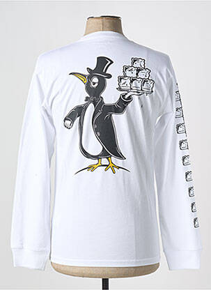 Tricou guler rotund alb VANS bărbat