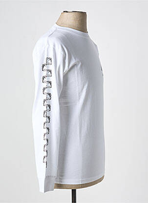 Tricou guler rotund alb VANS bărbat