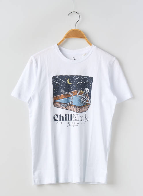 Tricou alb JACK & JONES băiat