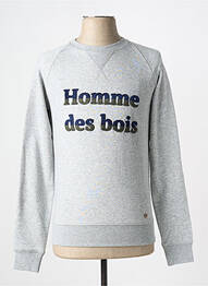 Hanorac guler rotund gri FAGUO homme