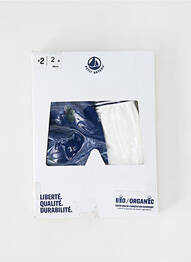 Boxer alb PETIT BATEAU garcon