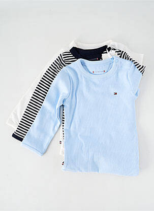 Body de lenjerie guler rotund albastru TOMMY HILFIGER copil
