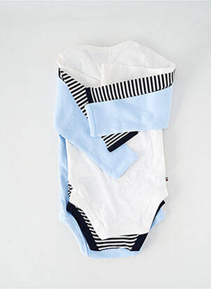 Body de lenjerie guler rotund albastru TOMMY HILFIGER copil