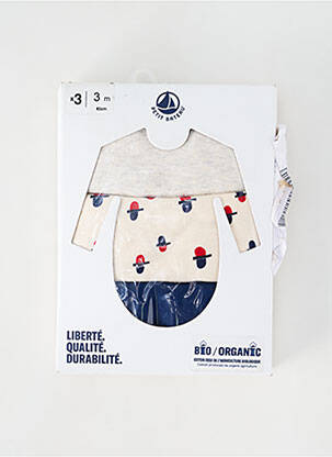 Body alb PETIT BATEAU copil