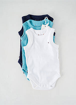 Body de lenjerie guler rotund alb TOMMY HILFIGER copil