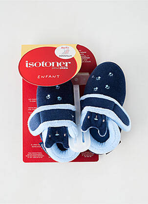 Papuci/pantofi de casă vârf rotund vârf rotund albastru ISOTONER băiat