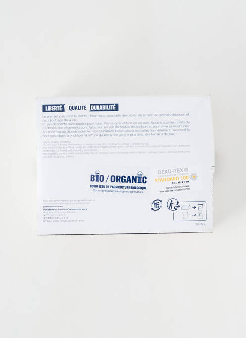 Chilot alb PETIT BATEAU femeie