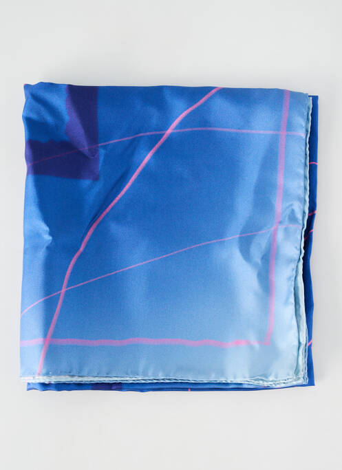 Eșarfă albastru NATACHA BIRDS X SARENZA femeie