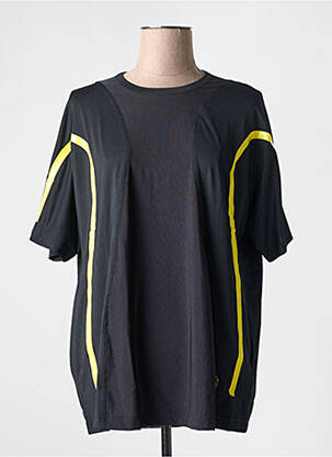 Tricou guler rotund negru ADIDAS X STELLA MC CARTNEY femeie