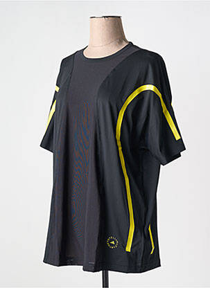 Tricou guler rotund negru ADIDAS X STELLA MC CARTNEY femeie