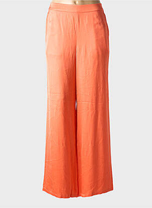 Pantalon drept portocalie SELECTED femeie