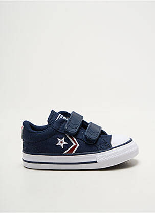 Adidași închidere cu șireturi vârf rotund albastru CONVERSE băiat