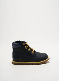 Botine/ghete închidere cu fermoar și șireturi vârf rotund negru TIMBERLAND băiat