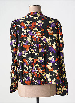 Top guler rotund negru SELECTED femeie