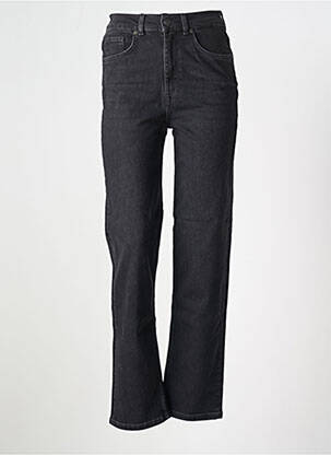 Blugi cu croială dreaptă negru SELECTED femeie