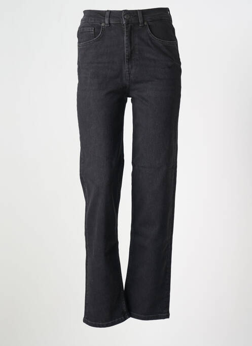 Blugi cu croială dreaptă negru SELECTED femeie