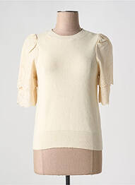 Pulover guler rotund bej Y.A.S femme