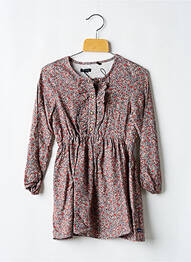 Rochie scurtă guler rotund albastru IKKS JUNIOR fille