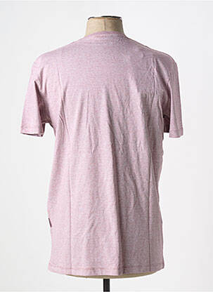 Tricou guler rotund roz SELECTED bărbat