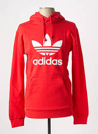 Hanorac cu glugă guler rotund roșu ADIDAS homme
