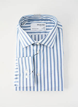 Cămașă cu mâneci lungi alb SELECTED bărbat