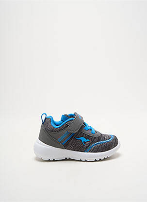 Adidași închidere cu fermoar vârf rotund gri KANGAROOS copil