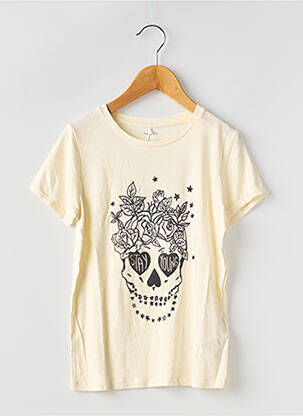 Tricou guler rotund alb NAME IT fată