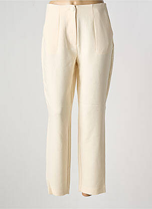 Pantalon drept alb VILA femeie