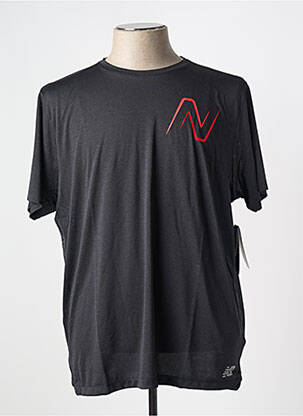 Tricou guler rotund negru NEW BALANCE bărbat