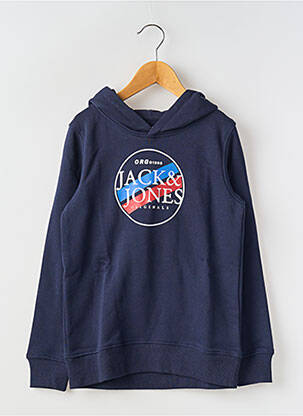 Hanorac cu glugă glugă albastru JACK & JONES băiat