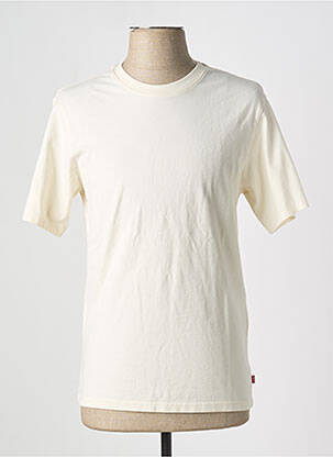 Tricou guler rotund alb LEVI'S bărbat