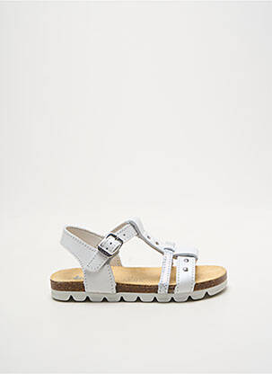 Sandale/Pantofi decupați alb BOPY fată