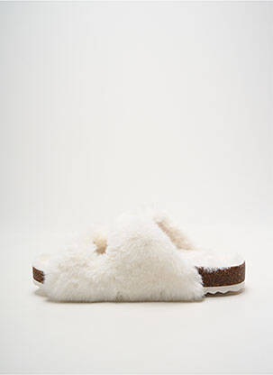 Papuci/pantofi de casă vârf rotund vârf rotund alb BUFFALO femeie