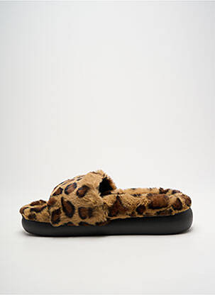 Papuci/pantofi de casă vârf rotund vârf rotund maro BUFFALO femeie