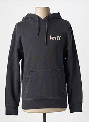 Hanorac cu glugă negru LEVIS bărbat