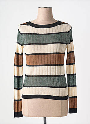 Pulover bej VILA femeie