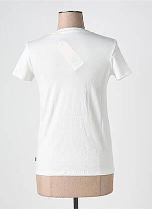 Tricou guler rotund alb LEVI'S femeie