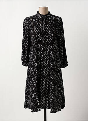 Rochie scurtă guler rotund negru VILA femeie