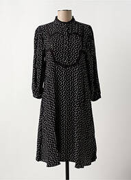 Rochie scurtă guler rotund negru VILA femme