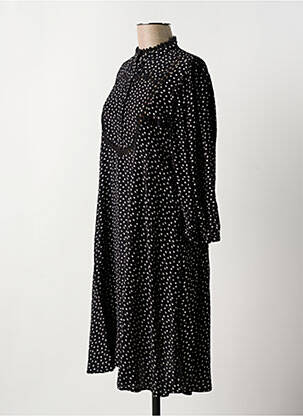 Rochie scurtă guler rotund negru VILA femeie