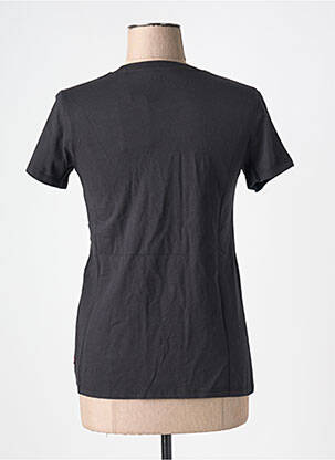 Tricou guler rotund negru LEVI'S femeie
